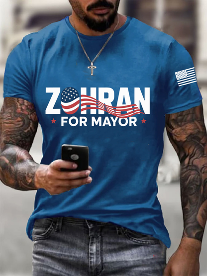 Men's Zohran For Mayor Short-sleeved T-shirt