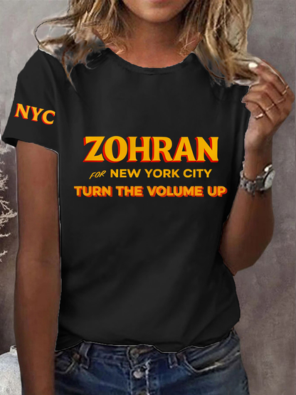 Women's Zohran For New York City Short Sleeve T-Shirt