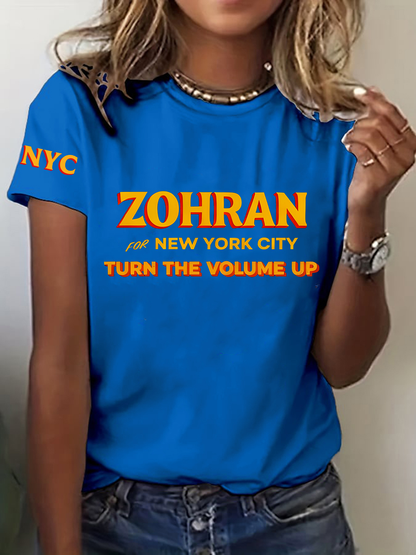Women's Zohran For New York City Short Sleeve T-Shirt