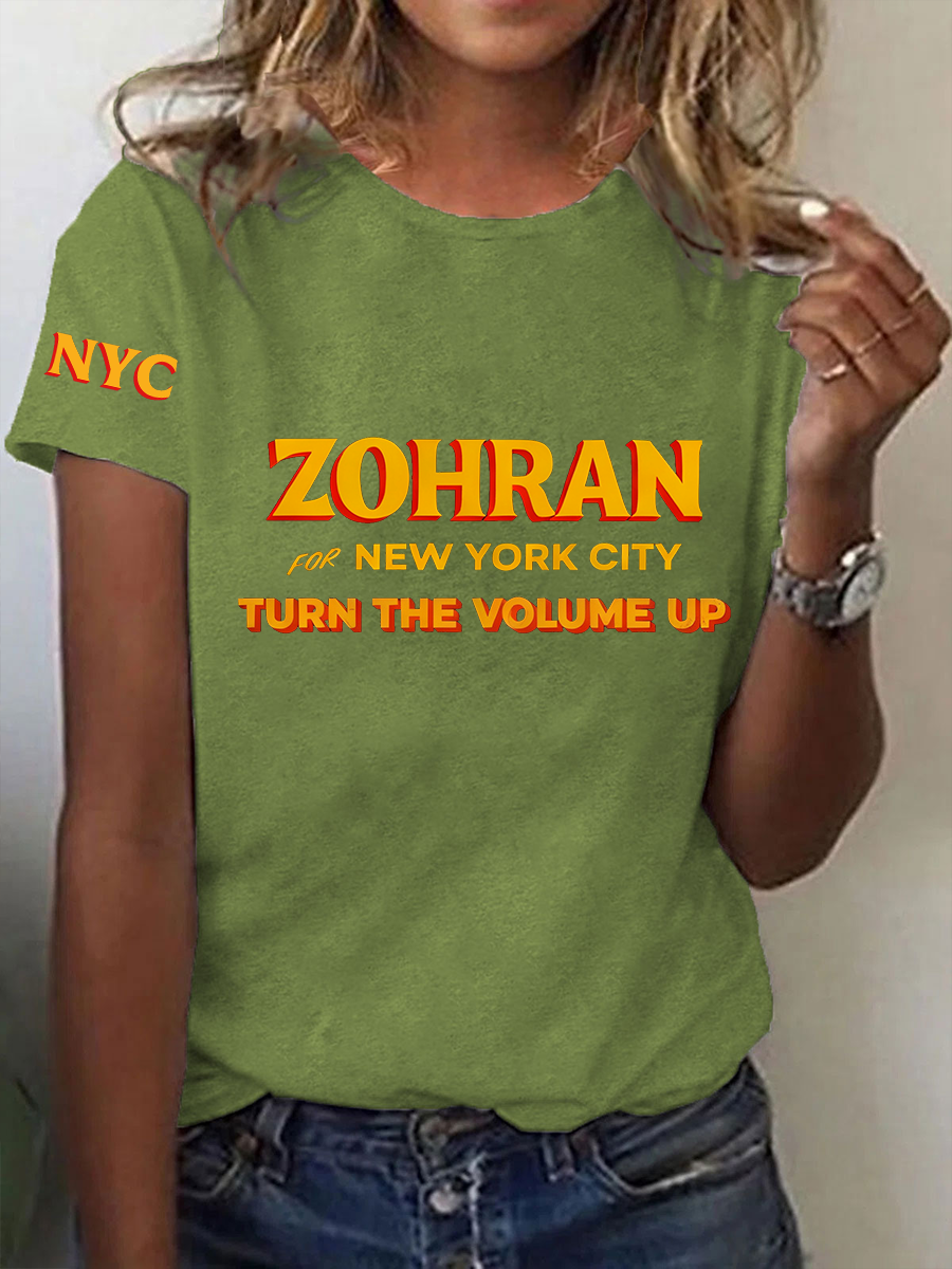 Women's Zohran For New York City Short Sleeve T-Shirt