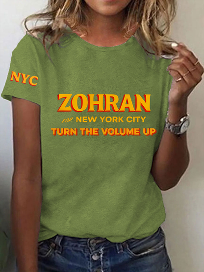Women's Zohran For New York City Short Sleeve T-Shirt
