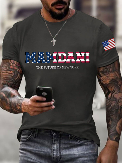 Men's Mamdani The Future Of New York Short-sleeved T-shirt