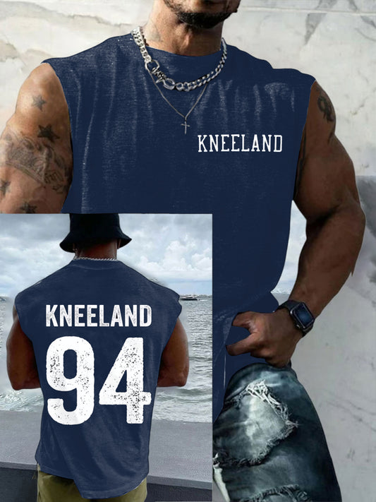 Men's Casual Marshawn Kneeland Printed Tank Top