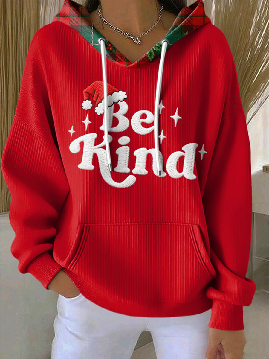 Women's Christmas Be Kind Hoodie