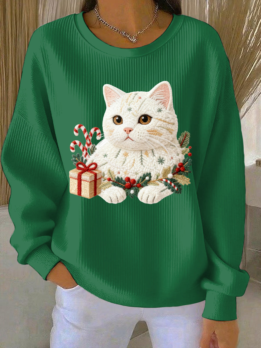 Women's Christmas Print Casual Sweatshirt