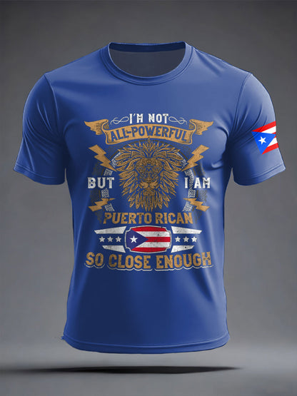 Men's Puerto Rico Art Printed T-shirt