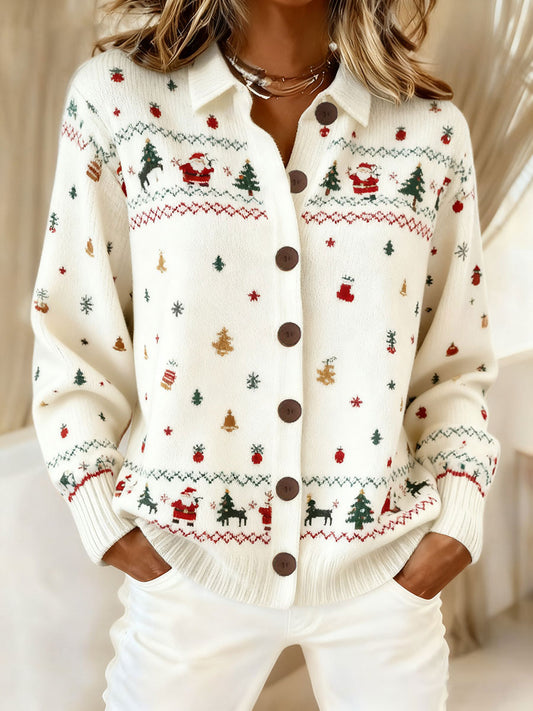 Women's Winter Christmas Art Printed CasuaL Tops