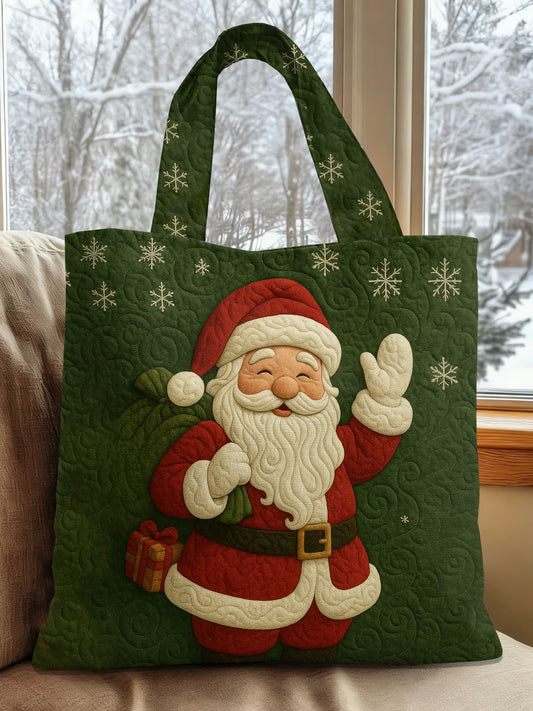 Vintage Christmas Printed Handbag