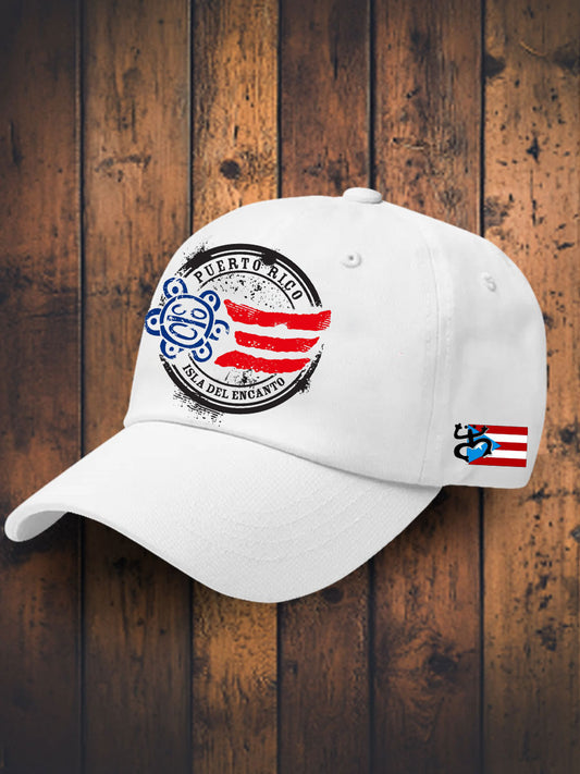 Unisex Puerto Rico Proud Art Printed Hat