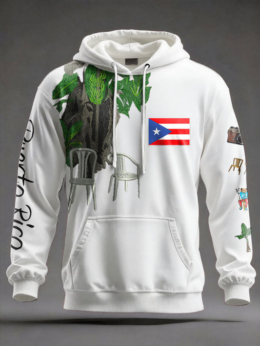 Unisex Bunny Music Lover Printed Hoodie