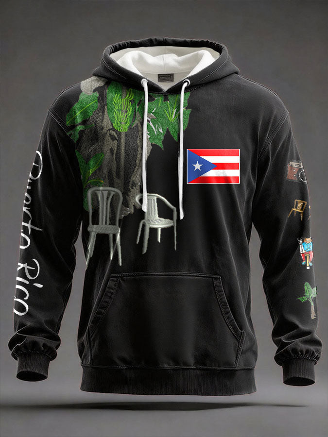 Unisex Bunny Music Lover Printed Hoodie