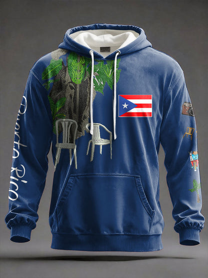 Unisex Bunny Music Lover Printed Hoodie