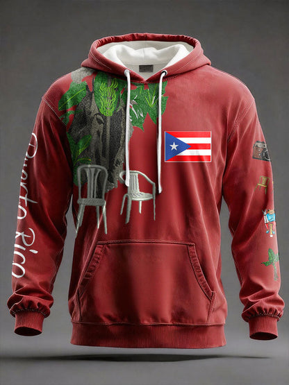 Unisex Bunny Music Lover Printed Hoodie