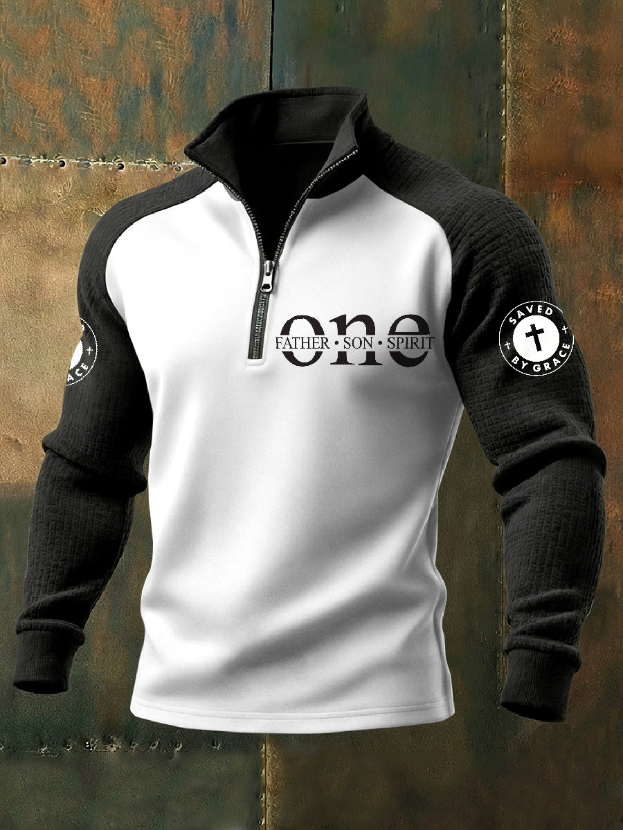 Retro Faith Casual Print Sweatshirt