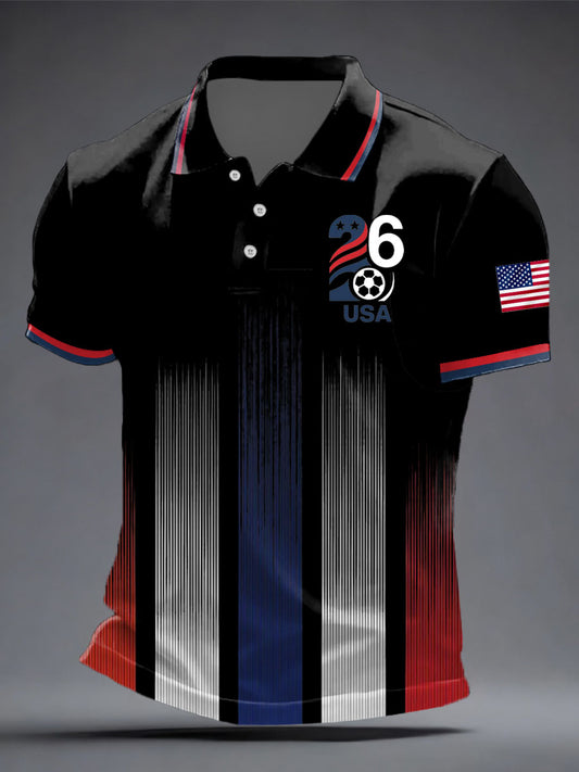 Men's USA Soccer Printed Shirt