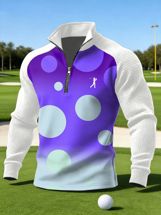 Men's Vintage Business Style Printed Casual Sweatshirt