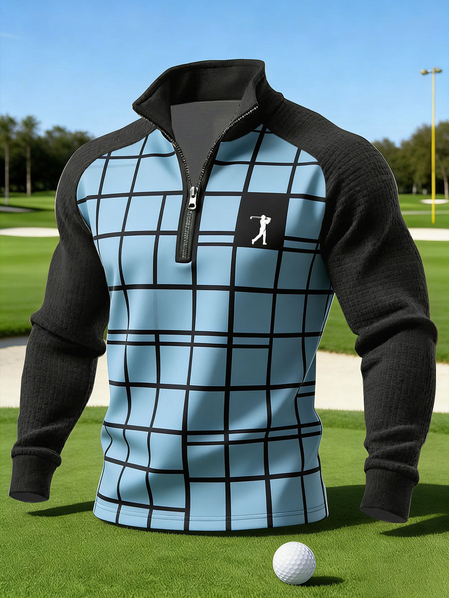 Men's Vintage Business Style Printed Casual Sweatshirt