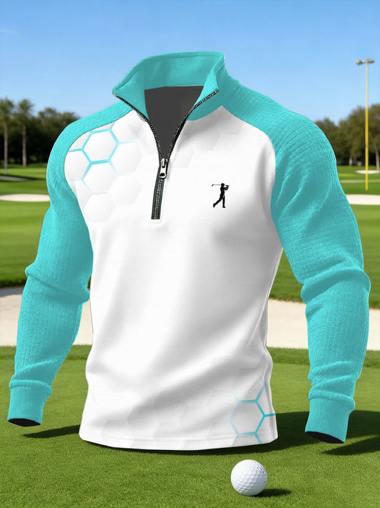 Men's Vintage Business Style Printed Casual Sweatshirt