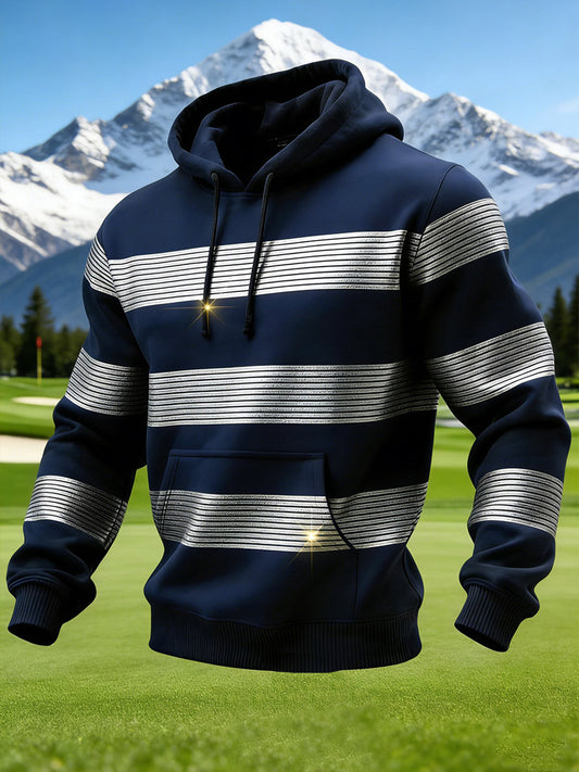 Men's Vintage Business Style Printed Casual Sweatshirt