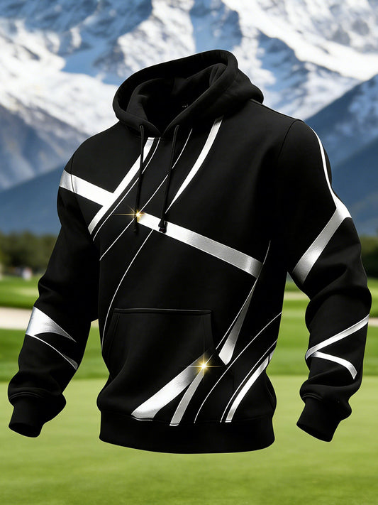 Men's Vintage Business Style Printed Casual Sweatshirt