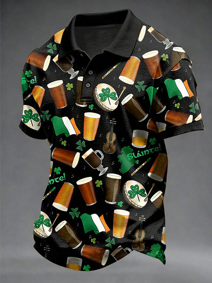 Men's Ireland Culture Print shirt