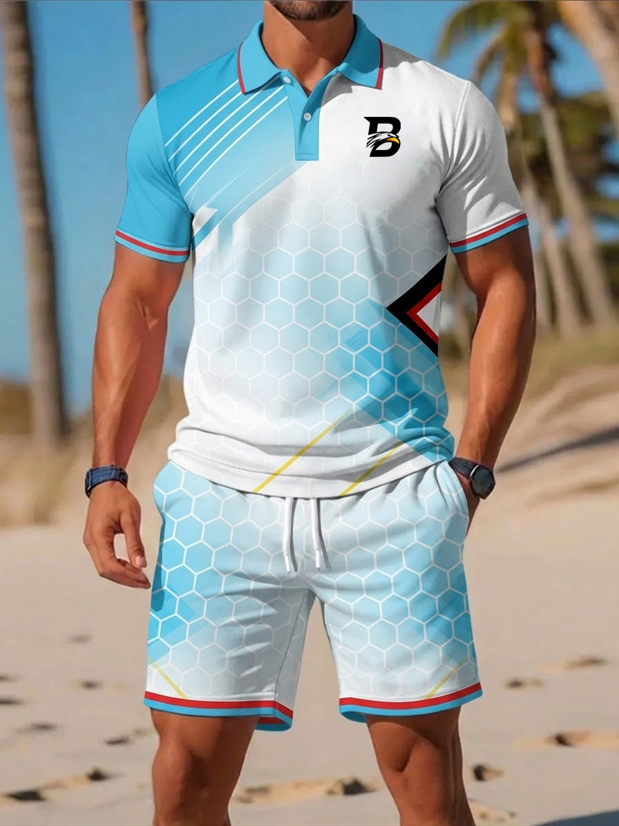 Men's Casual Business Short-sleeved Suit