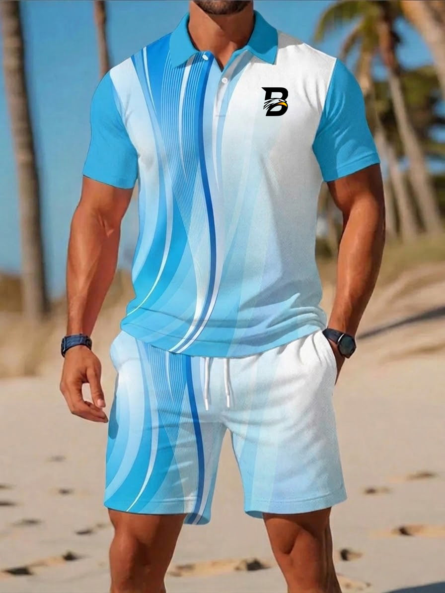 Men's Casual Business Short-sleeved Suit