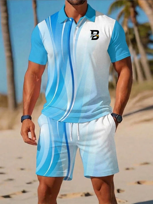 Men's Casual Business Short-sleeved Suit