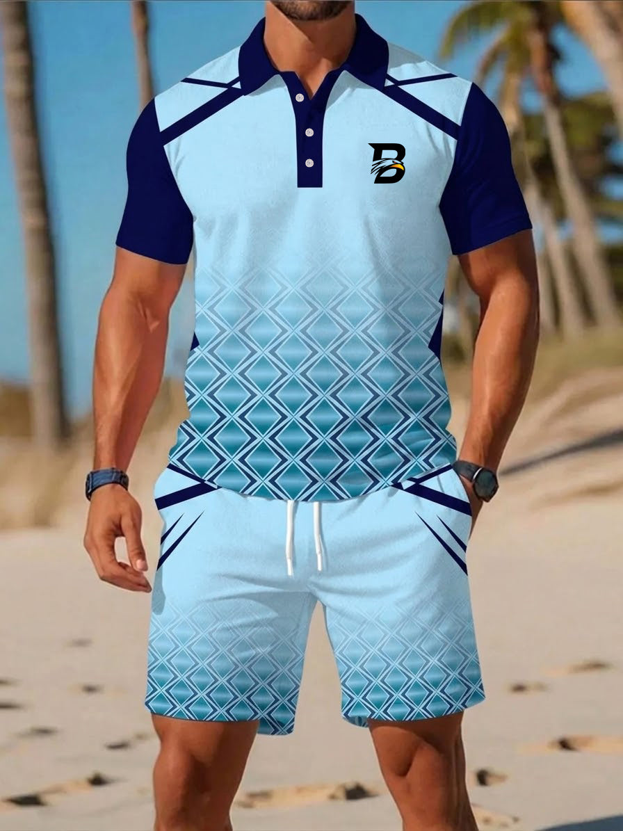 Men's Casual Business Short-sleeved Suit