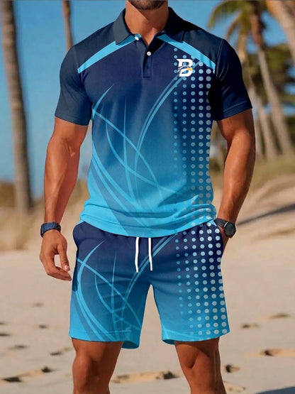 Men's Casual Business Short-sleeved Suit
