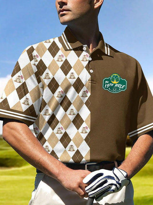 Men's The19th Hole Golf Printed Shirt