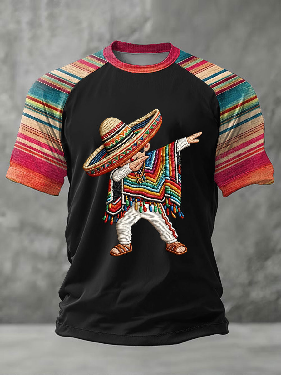 Men's Cinco de Mayo Printed Casual T-Shirt