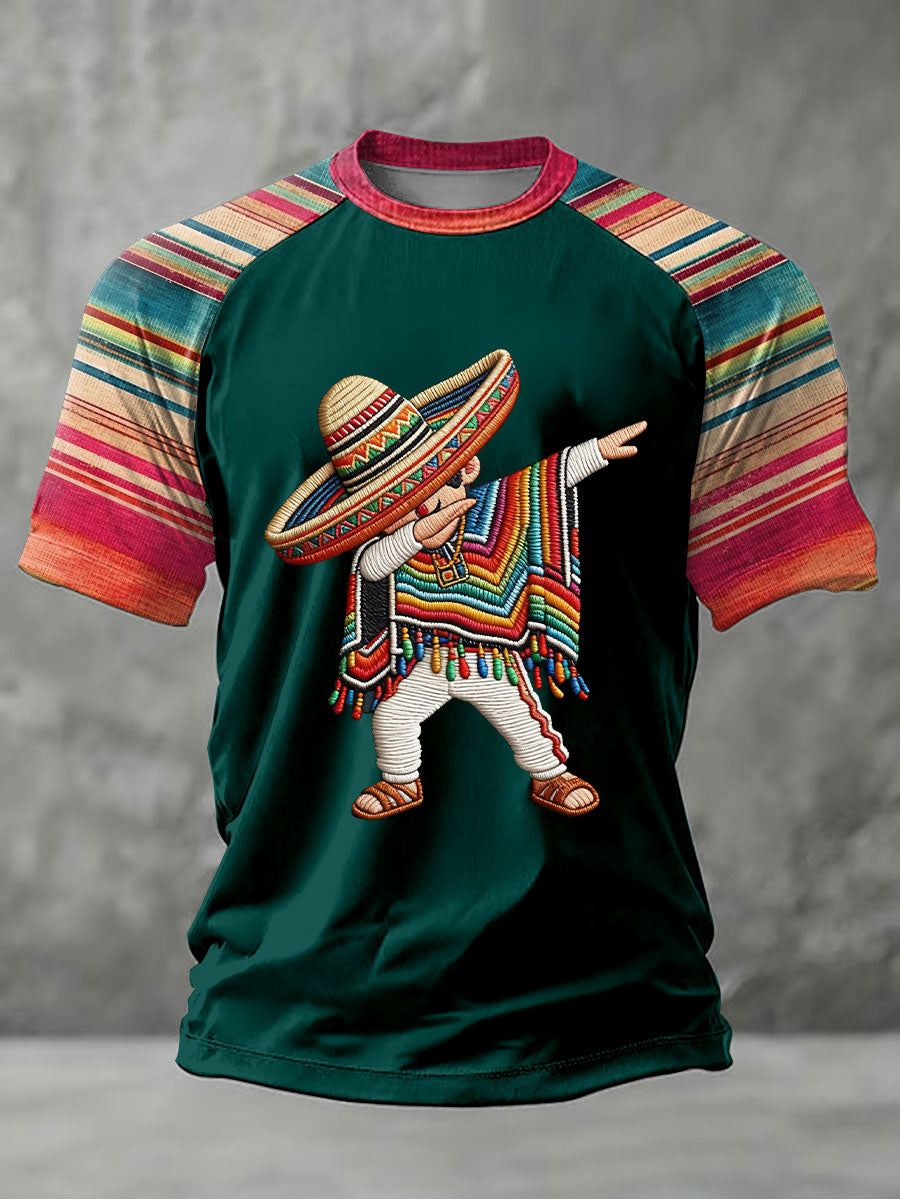 Men's Cinco de Mayo Printed Casual T-Shirt
