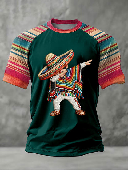 Men's Cinco de Mayo Printed Casual T-Shirt