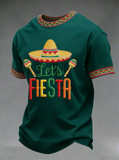 Men's Cinco de Mayo Printed Casual T-Shirt