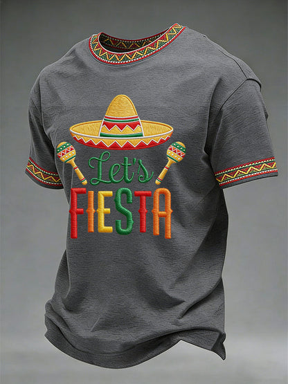 Men's Cinco de Mayo Printed Casual T-Shirt