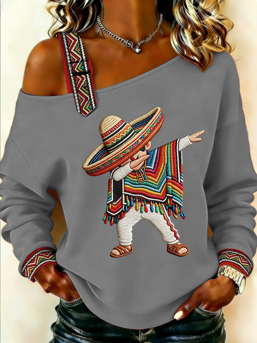 Women's Cinco de Mayo Print Casual Top