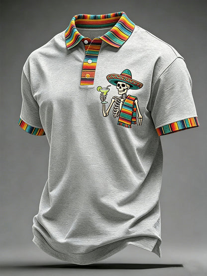 Men's Cinco de Mayo Print Casual Shirt