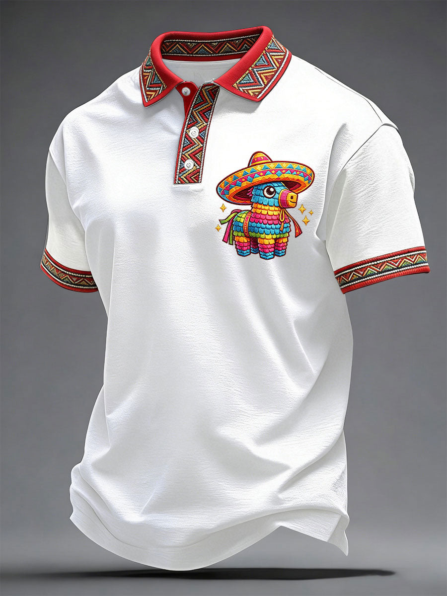Men's Cinco de Mayo Printed Casual Shirt