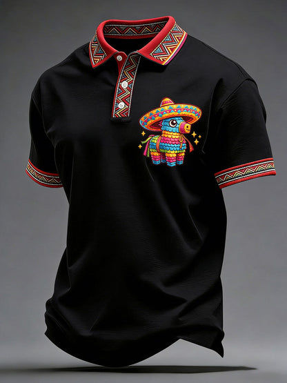 Men's Cinco de Mayo Printed Casual Shirt