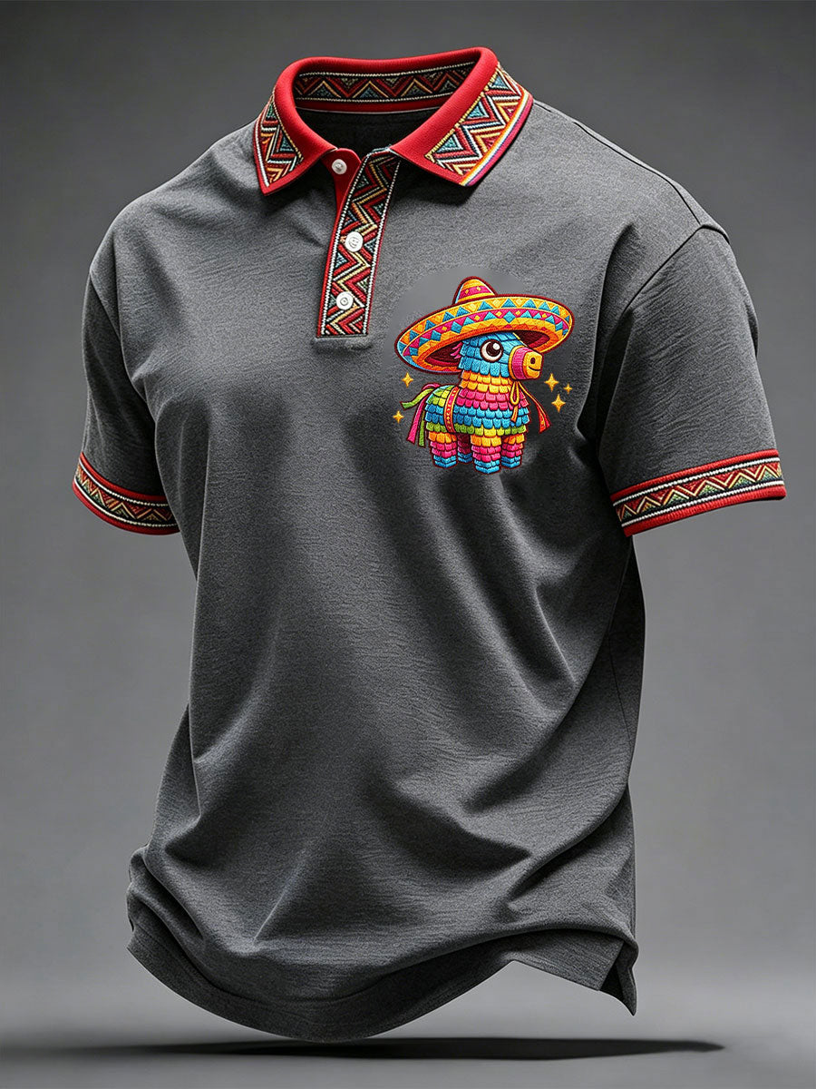 Men's Cinco de Mayo Printed Casual Shirt