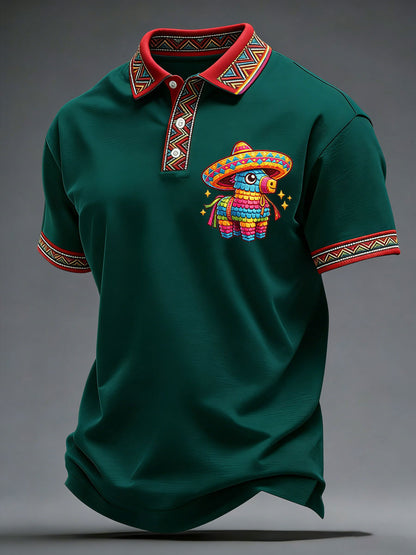 Men's Cinco de Mayo Printed Casual Shirt