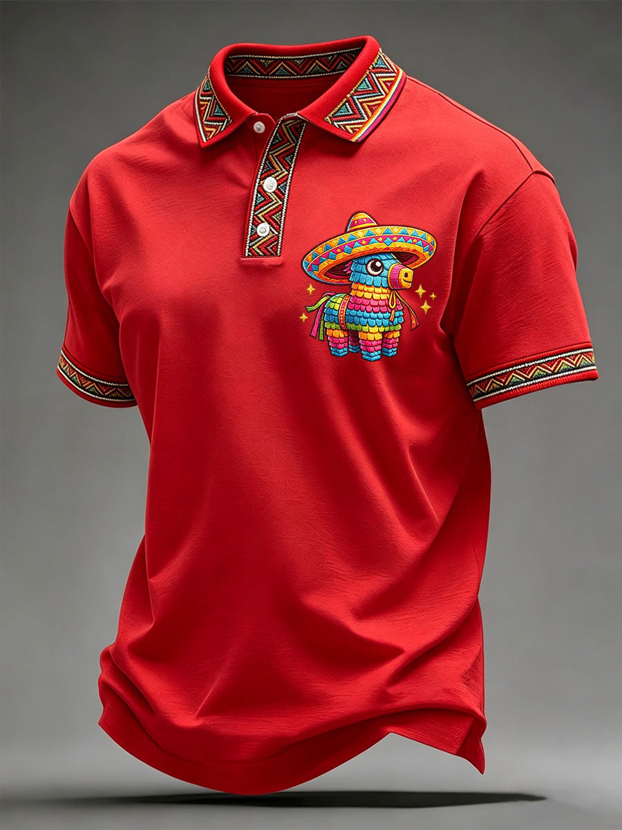 Men's Cinco de Mayo Printed Casual Shirt