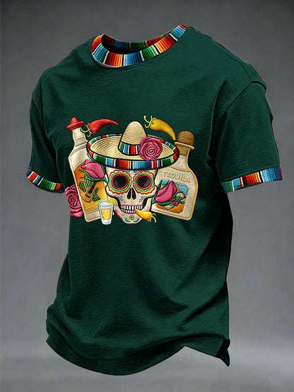 Men's Cinco De Mayo Print Short-Sleeve T-Shirt