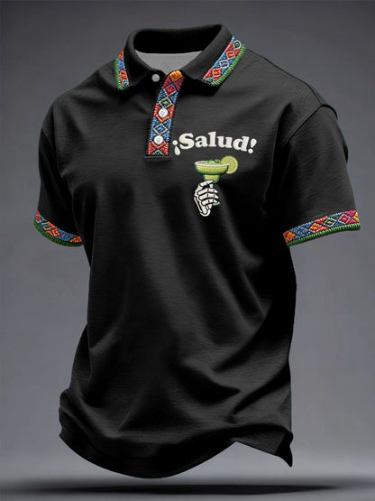 Men's Funny Cinco De Mayo Drinks Printed Casual Tops