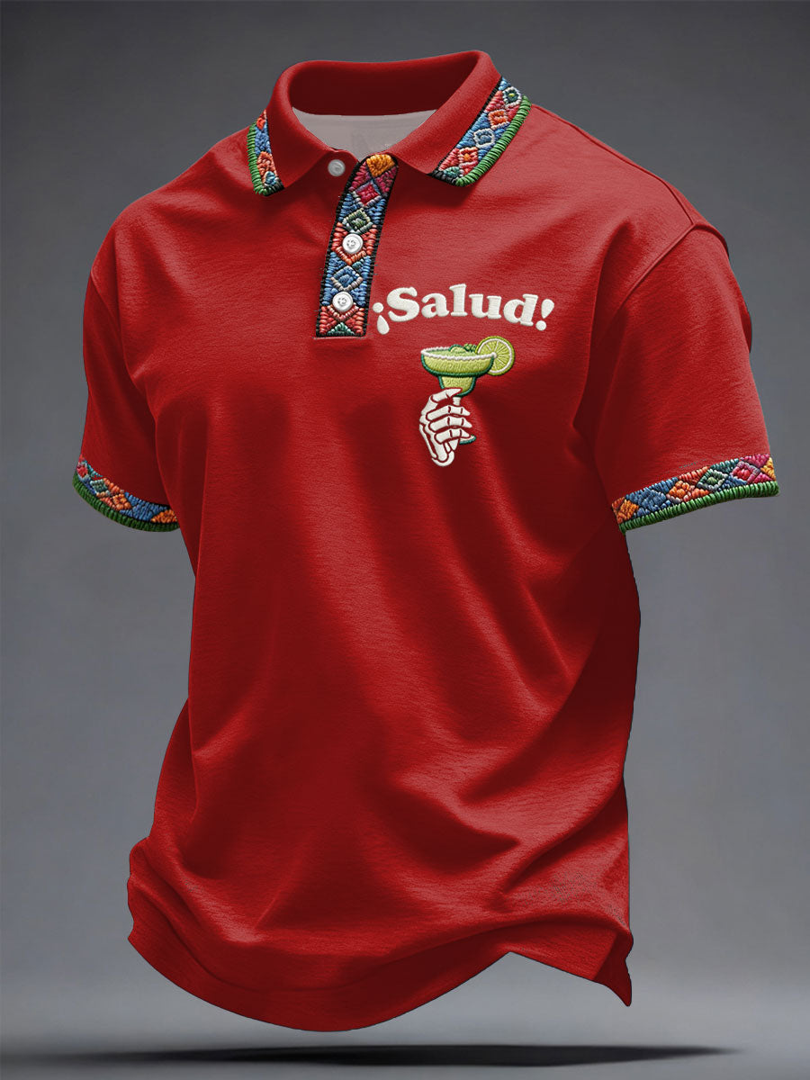 Men's Funny Cinco De Mayo Drinks Printed Casual Tops