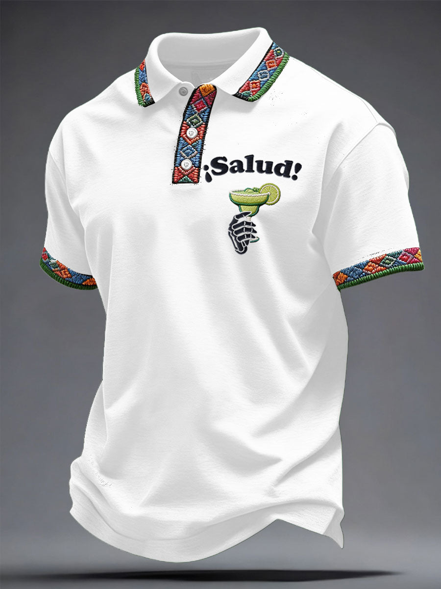 Men's Funny Cinco De Mayo Drinks Printed Casual Tops