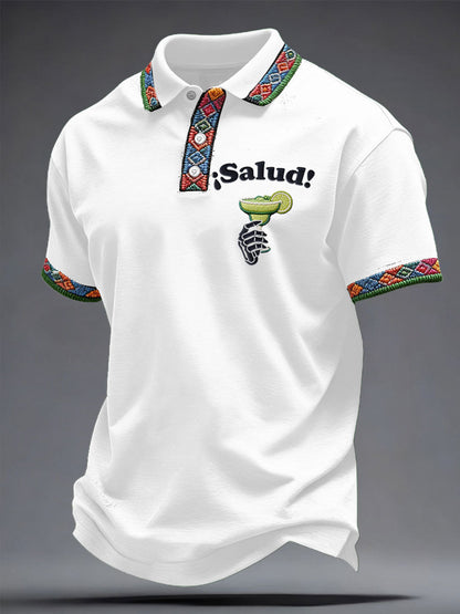 Men's Funny Cinco De Mayo Drinks Printed Casual Tops