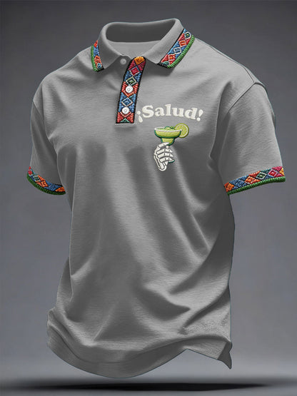 Men's Funny Cinco De Mayo Drinks Printed Casual Tops
