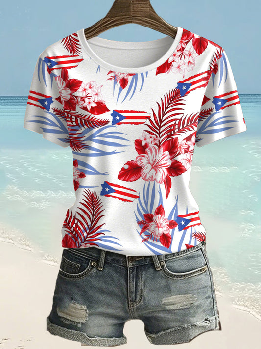 Women's Puerto Rico Printed T-shirt